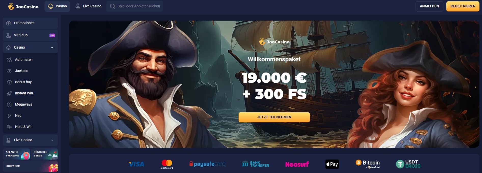 joo casino play online